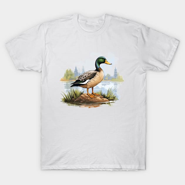 Mallard T-Shirt by zooleisurelife